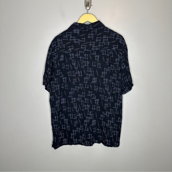 Haggar Print shirt sleeve button down shirt - Picture 6 of 6